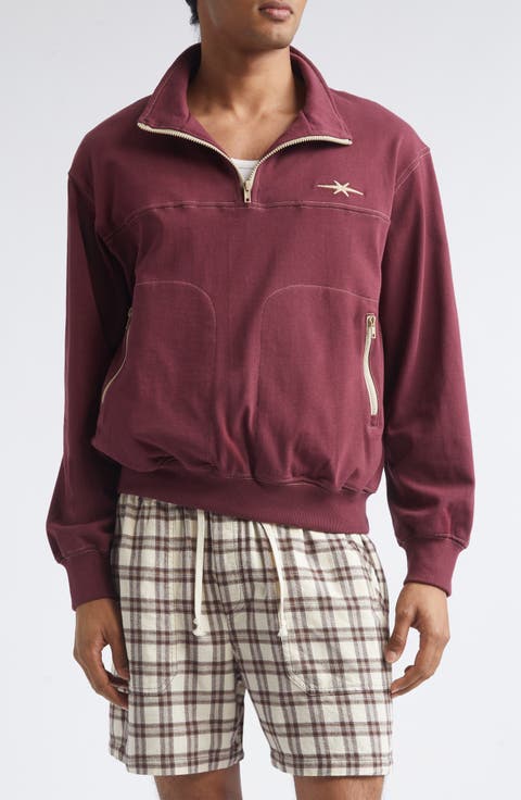 Bunkhouse Cotton Blend Quarter Zip Pullover