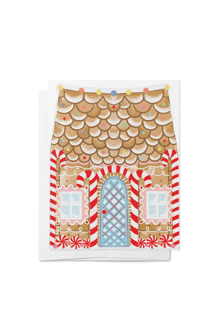 Holiday/Christmas Gingerbread House Greeting Card Pack, Alternate, color, Multi-Pack