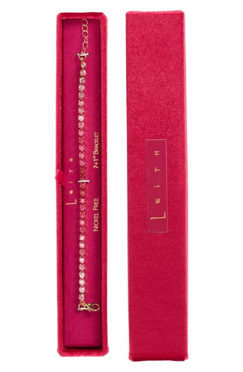 Gradient CZ Tennis Bracelet