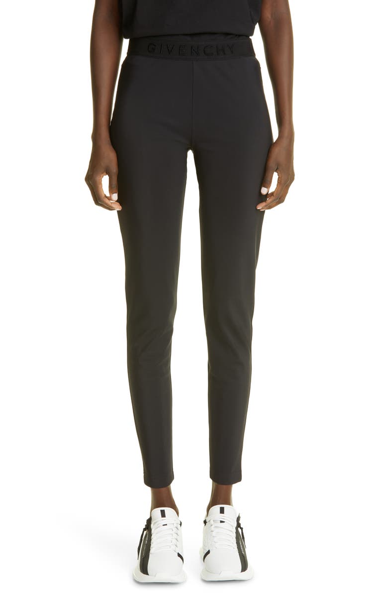 Givenchy Jersey Leggings, Main, color,