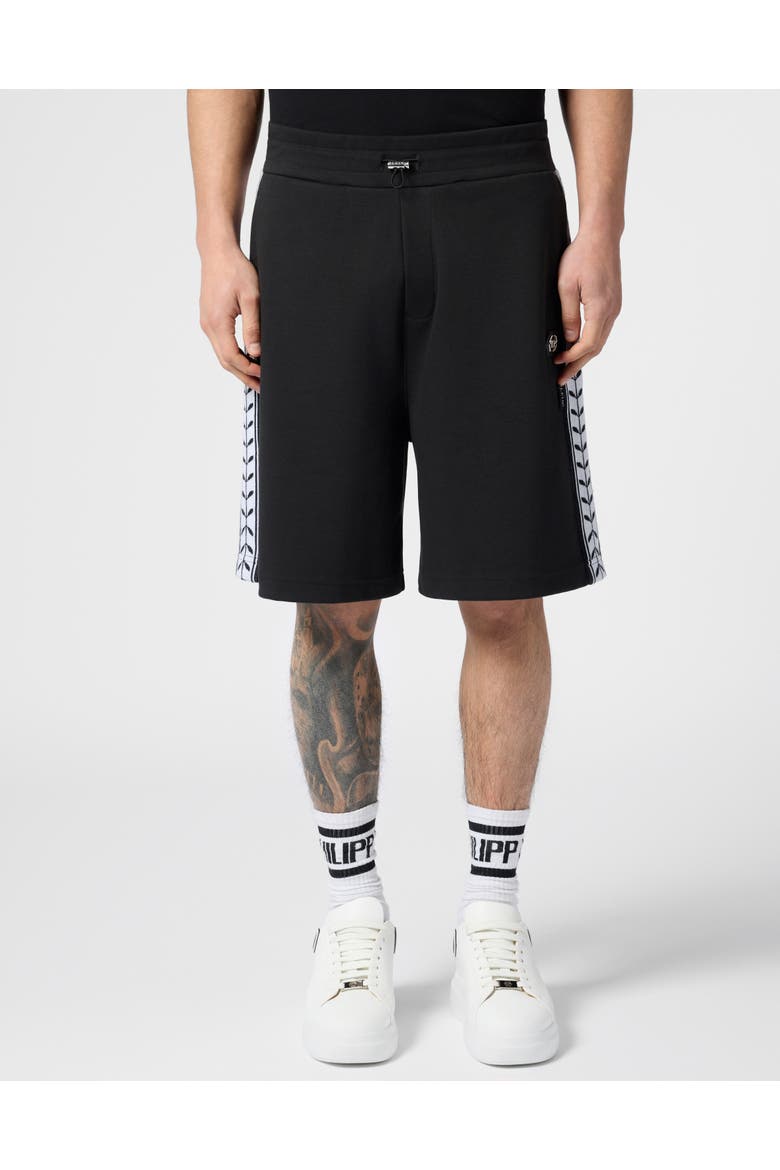Drawstring Shorts Plein Tennis Men, Main, color, black