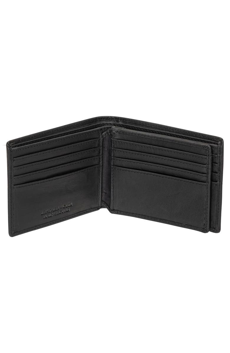 Mancini Buffalo RFID Center Wing Wallet, Alternate, color, Black