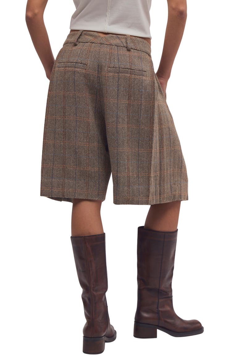 Early Start Trouser Shorts, Alternate, color, BROWN