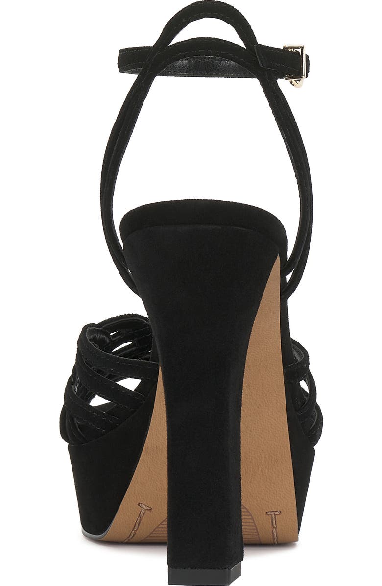 Imagine by Vince Camuto Samlee Platform Ankle Strap Sandal, Alternate, color, Black Suede