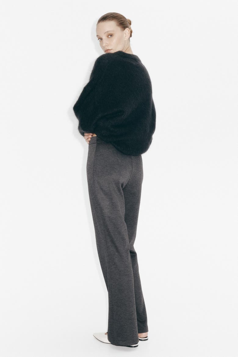 Bootcut Crease-front Trousers, Alternate, color, Dark gray