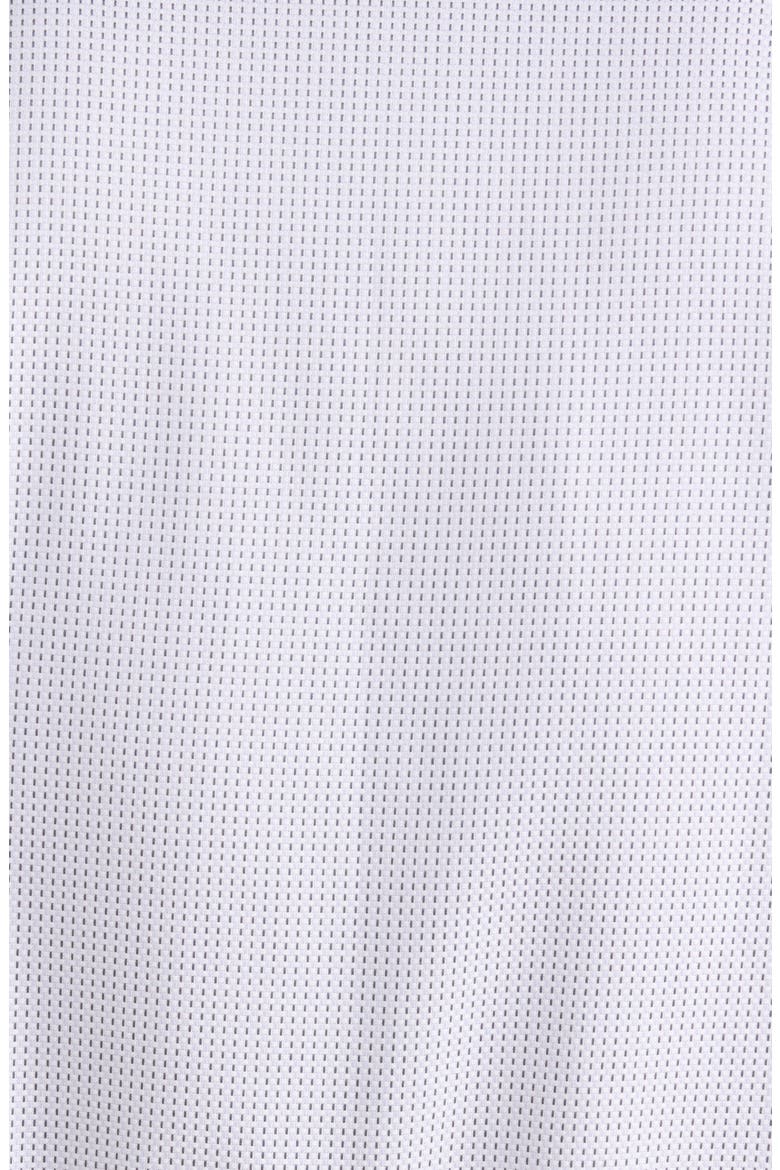 Trim Fit Dash Stripe Premium Non Iron Cotton Dress Shirt, Alternate, color, PURPLE DASH STRIPE