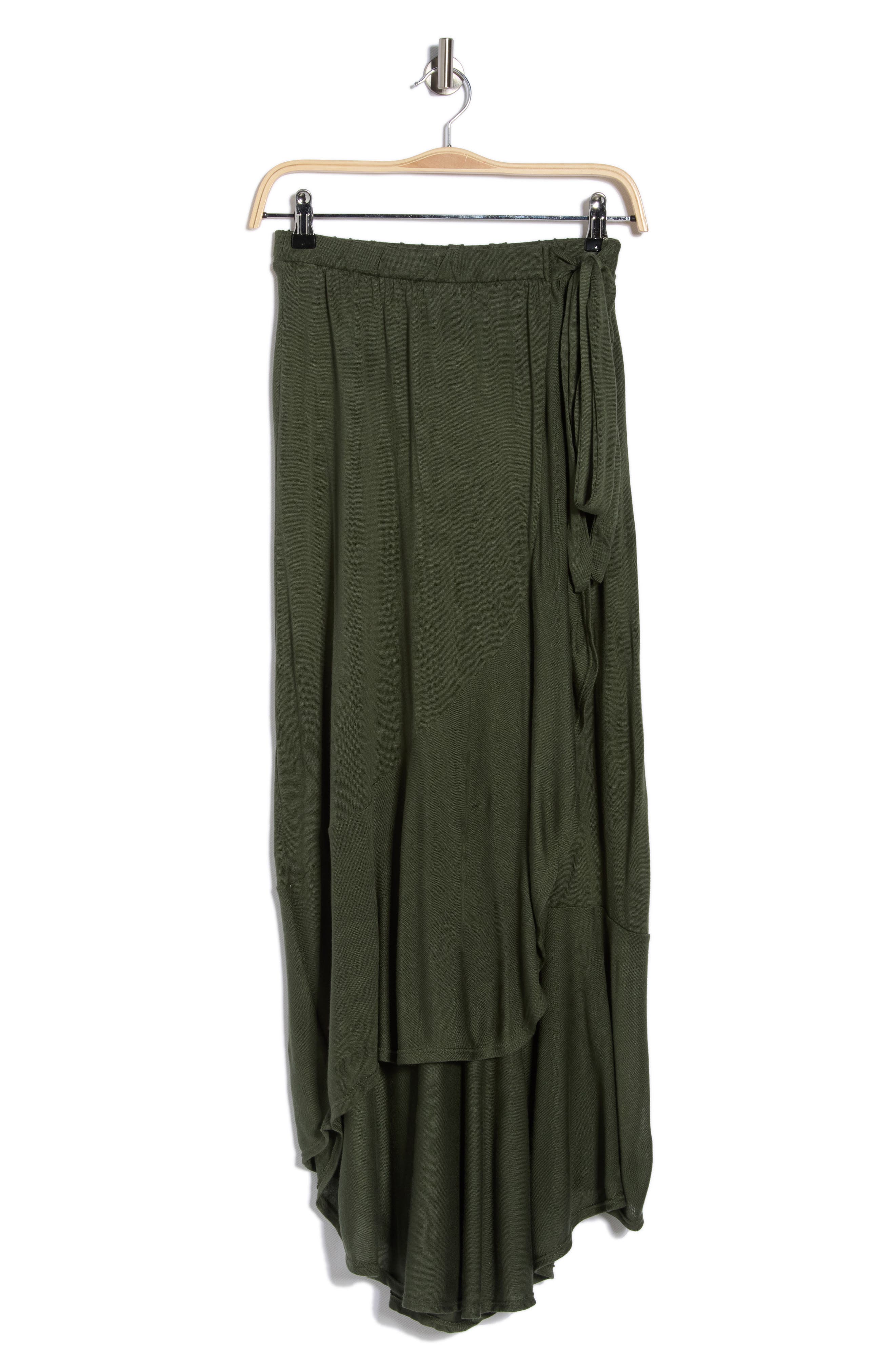 GO COUTURE Wrap Maxi Skirt
