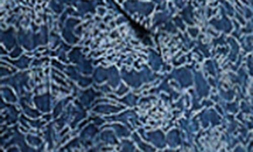 En Saison Eliana Floral Cotton Minidress In Blue