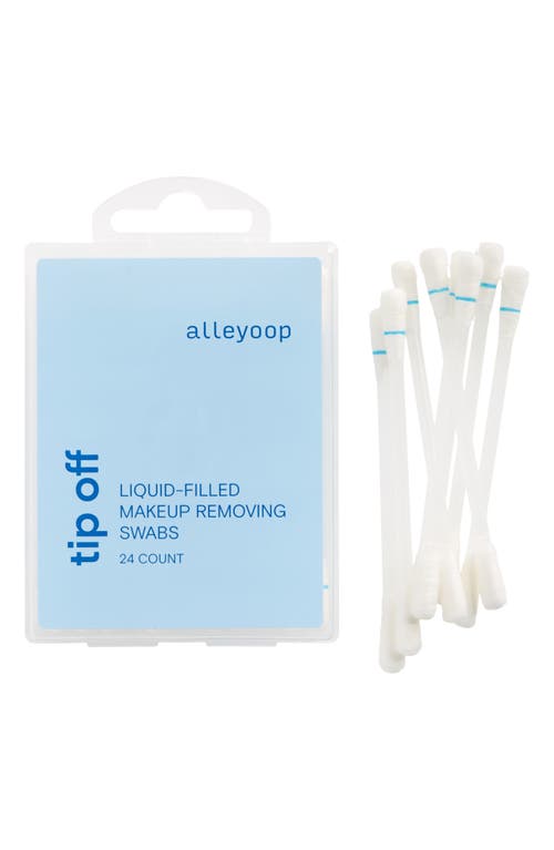 Alleyoop Tip Off Liquid-filled Makeup Removing Swabs In Blue