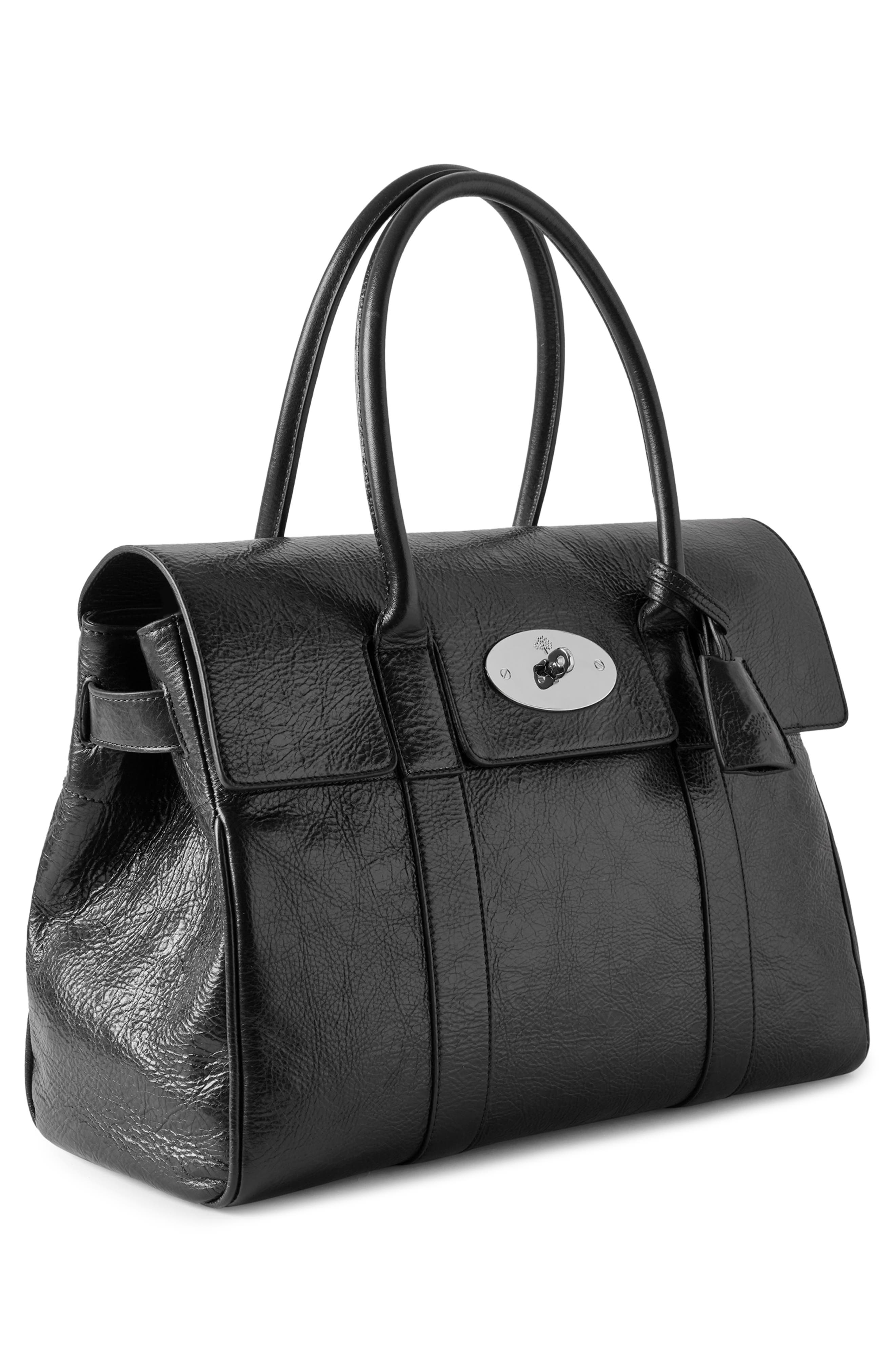 Mulberry Bayswater Heavy Grain Leather Satchel, Alternate, color, 