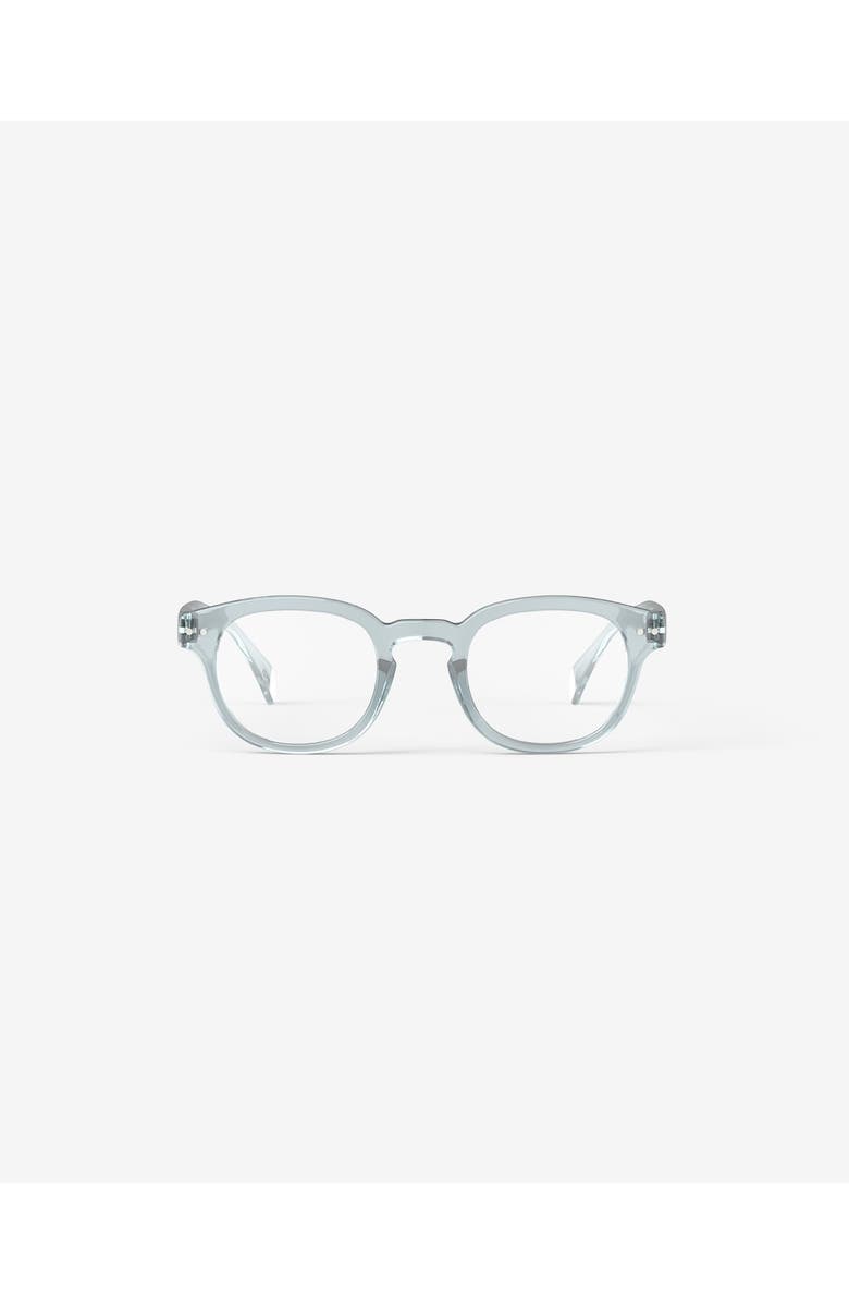IZIPIZI #C 49mm Square Reading Glasses, Main, color, Frozen Blue