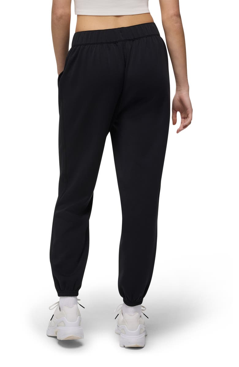 prAna Shea High Waist Drawstring Joggers, Alternate, color, Black