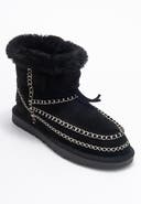 Forever & Always Shoes Jorel Leather Fur Lined Ankle Boot