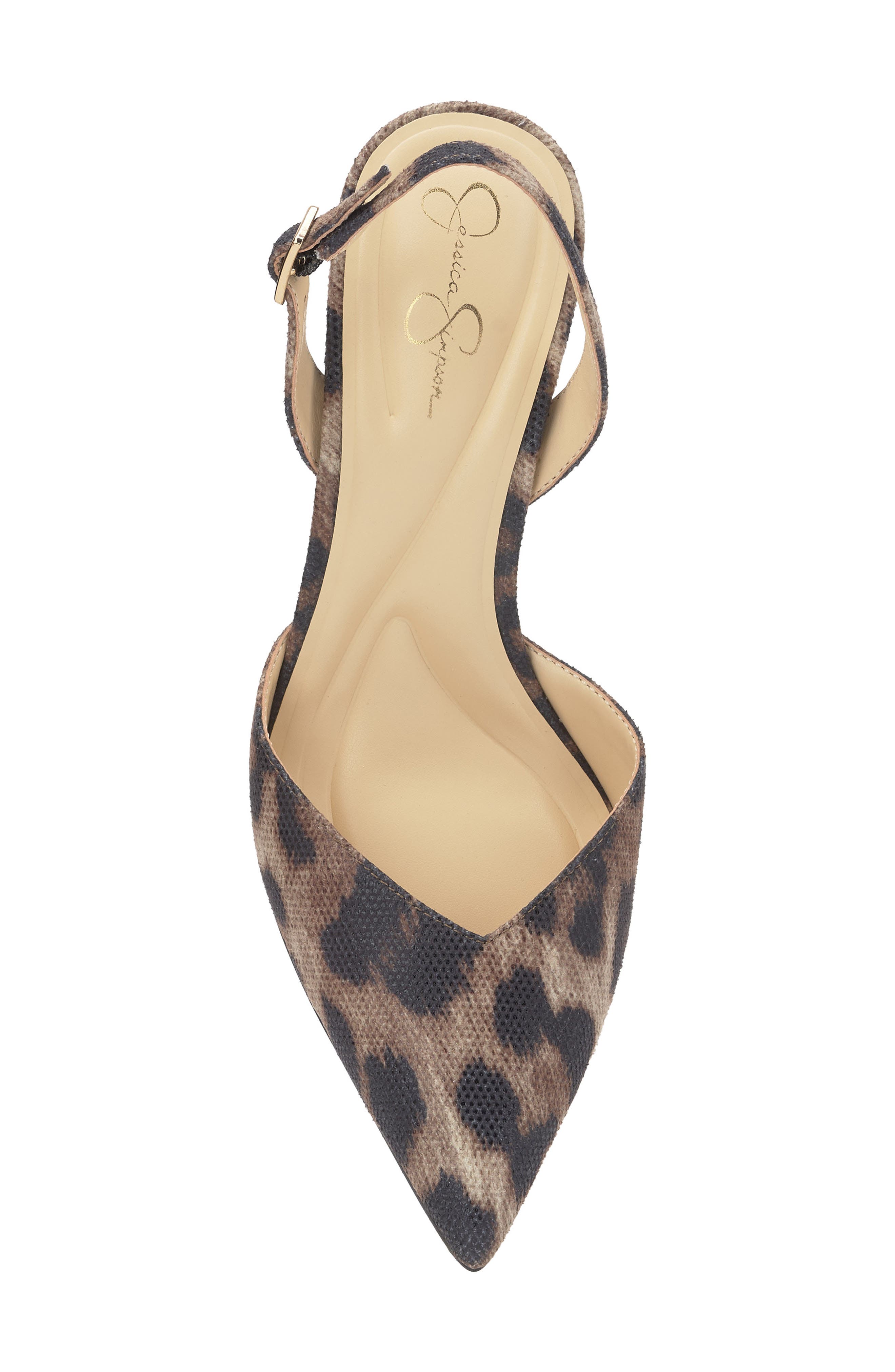 Jessica Simpson Fyvera Slingback Pump, Alternate, color, Safari Combo
