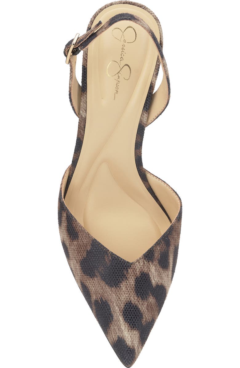 Jessica Simpson Fyvera Slingback Pump, Alternate, color, Safari Combo