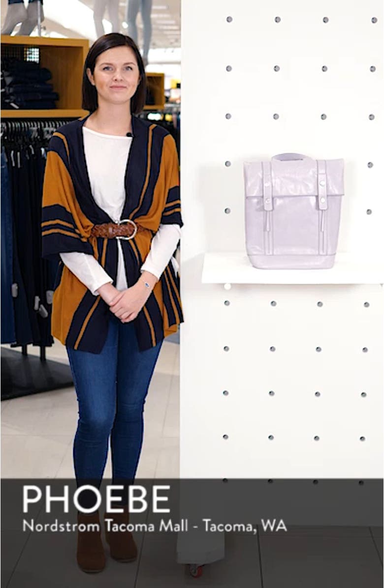 Remy Glazed Leather Backpack, sales video thumbnail