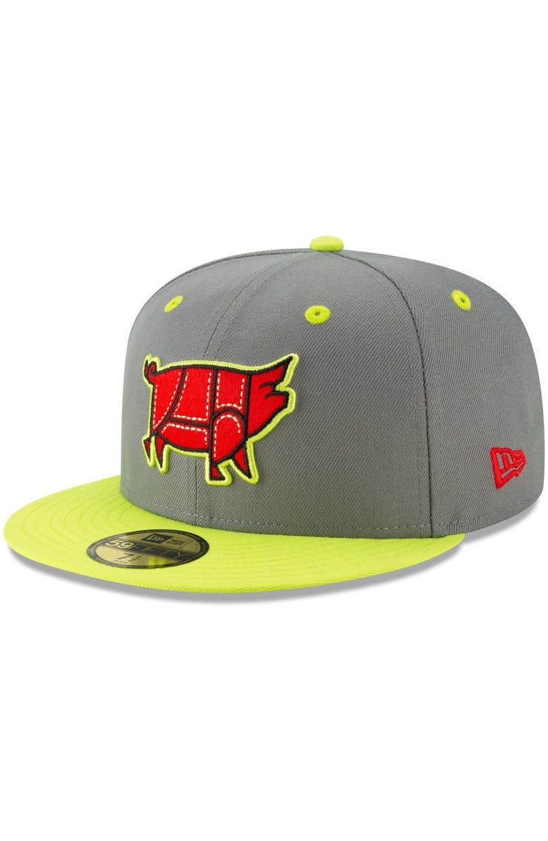 New Era Men's New Era Gray/Green Columbia Chicharrones Copa de la Diversion 59FIFTY Fitted Hat, Alternate, color, Gray