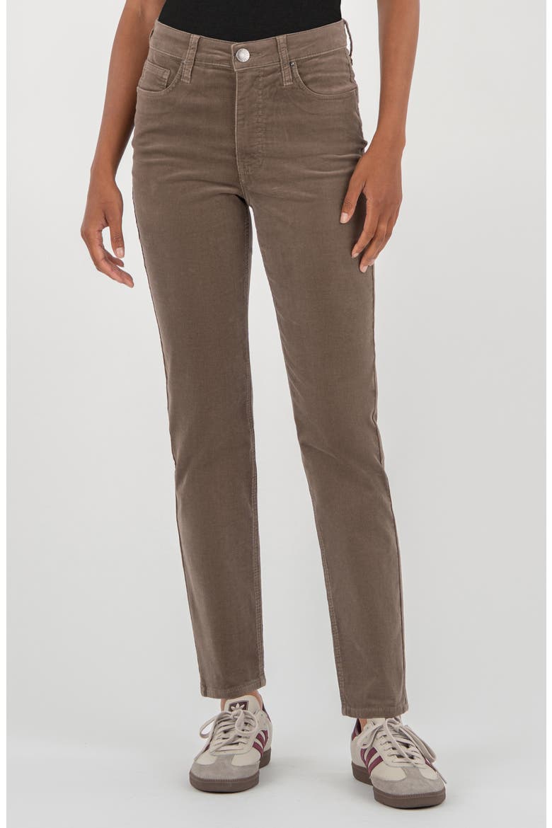 Rachael High Waist Corduroy Mom Jeans, Main, color, ROSEMARY