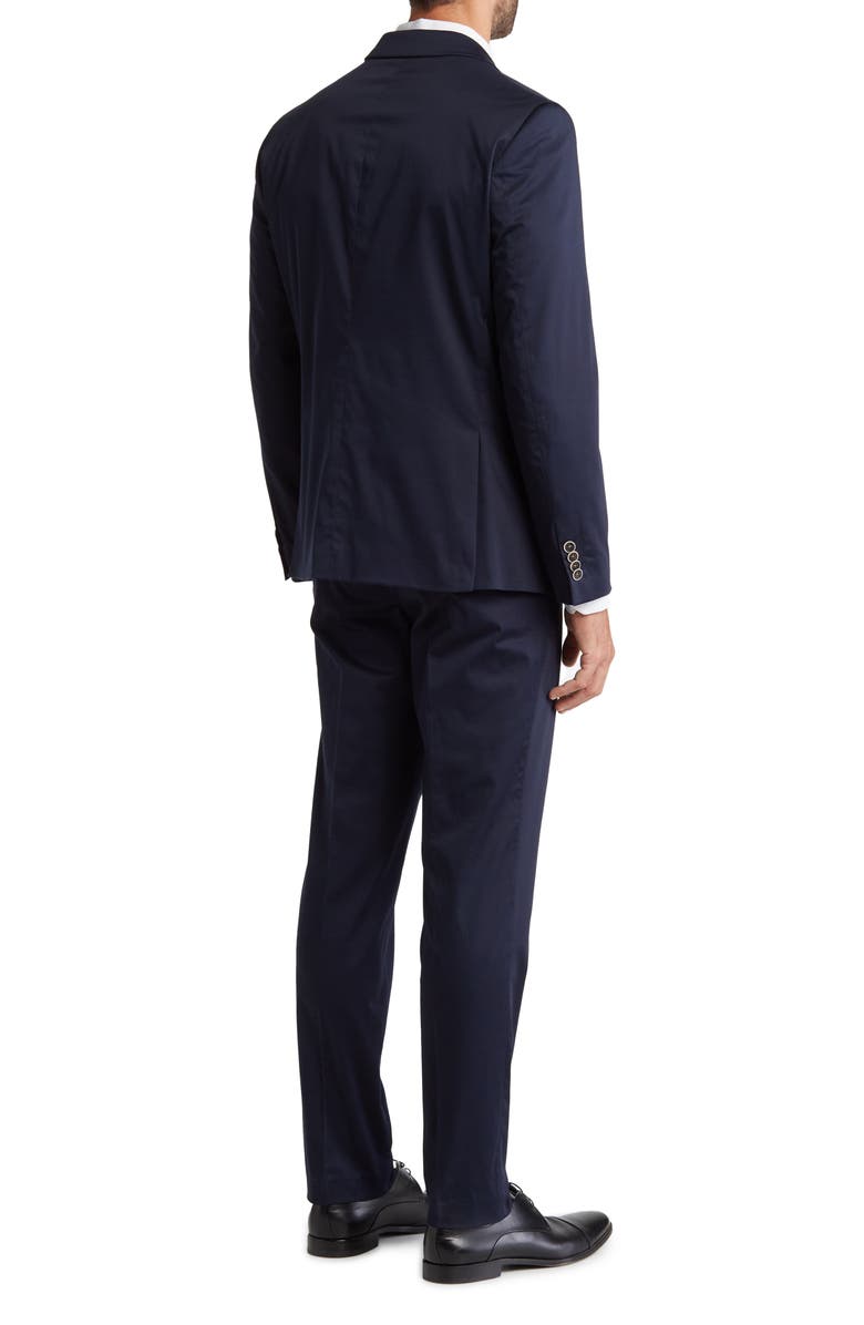 SAVILE ROW CO Stretch Cotton Suit, Alternate, color, 