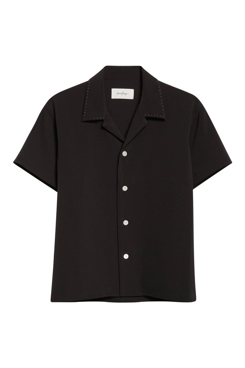 Avenue Camp Shirt, Alternate, color, BLACK