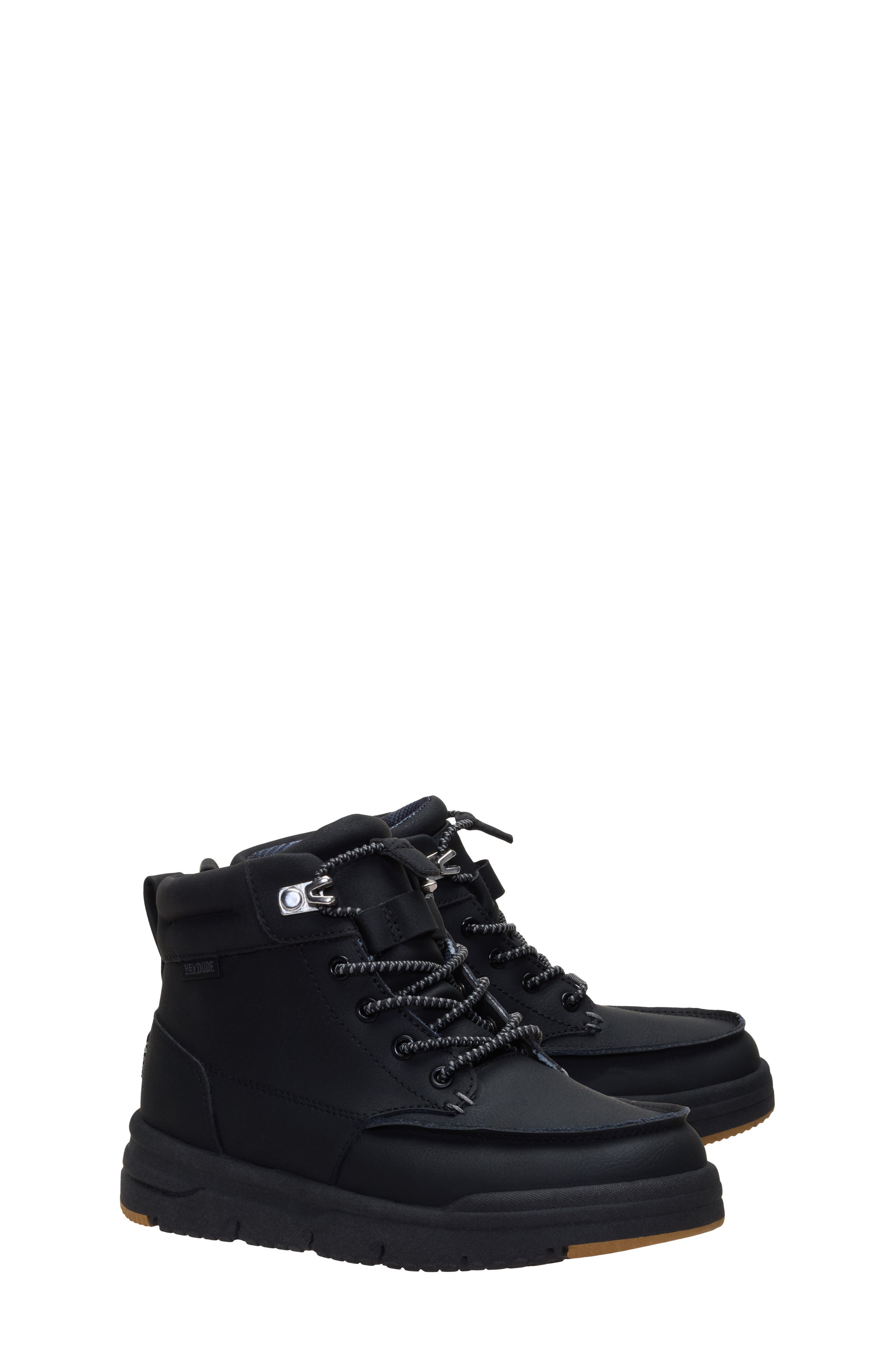 Kids' Bradley II Water Repellent Classic Boot, Alternate, color, BLACK