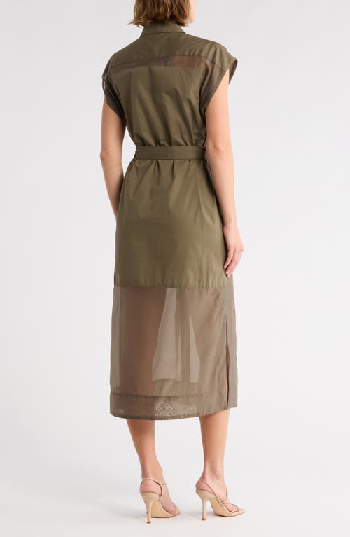 Rag & Bone Vicky Midi Dress In Green