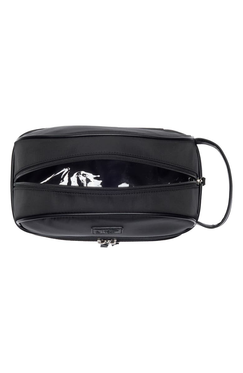 Original Penguin Drop Bottom Zip Top Dopp Kit, Alternate, color, Black