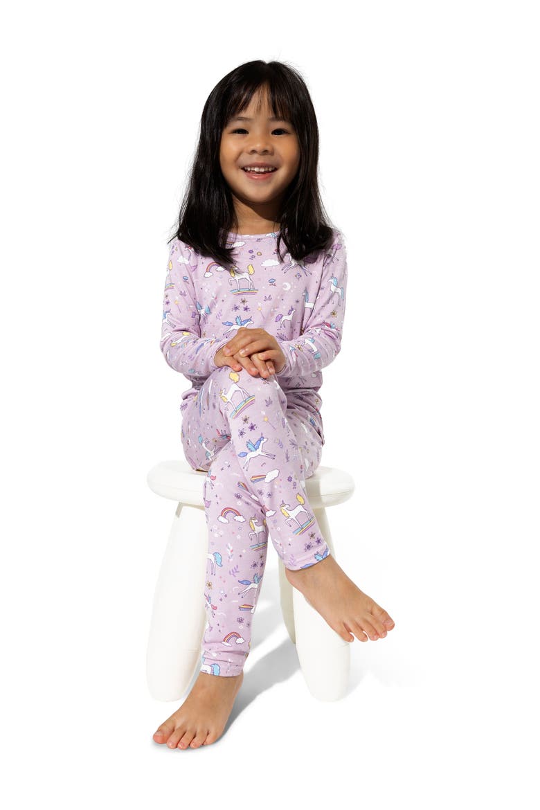 Kids' Enchanted Unicorn Set of 2 Piece Pajamas, Alternate, color, Enchanted Unicorn