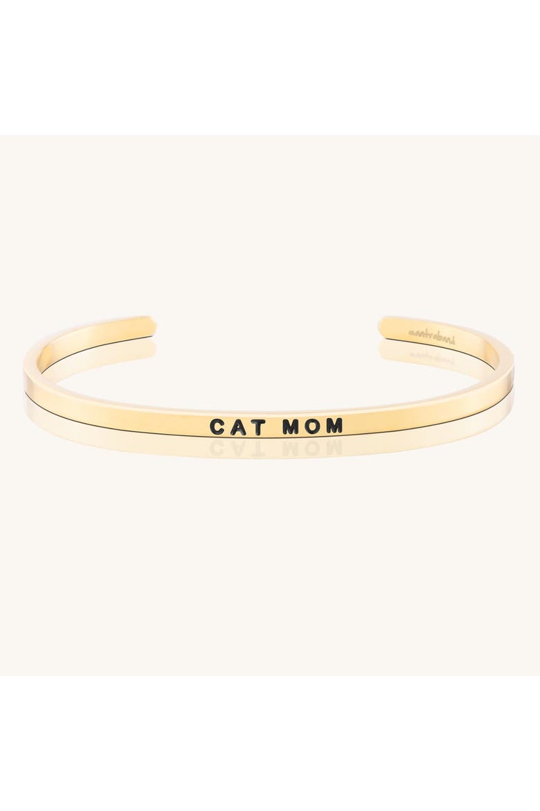 Cat Mom bracelet, Main, color, Yellow Gold