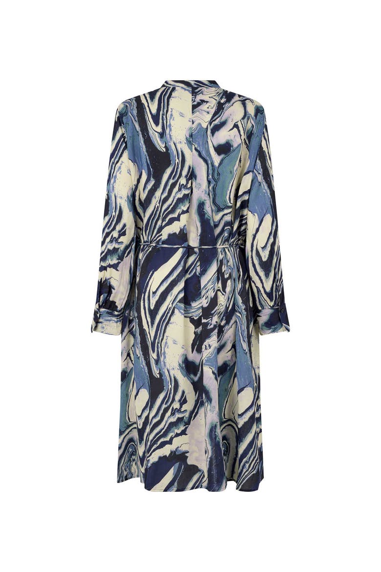 MaNeile Long Sleeve Waist Belt Dress, Alternate, color, WISTERIA