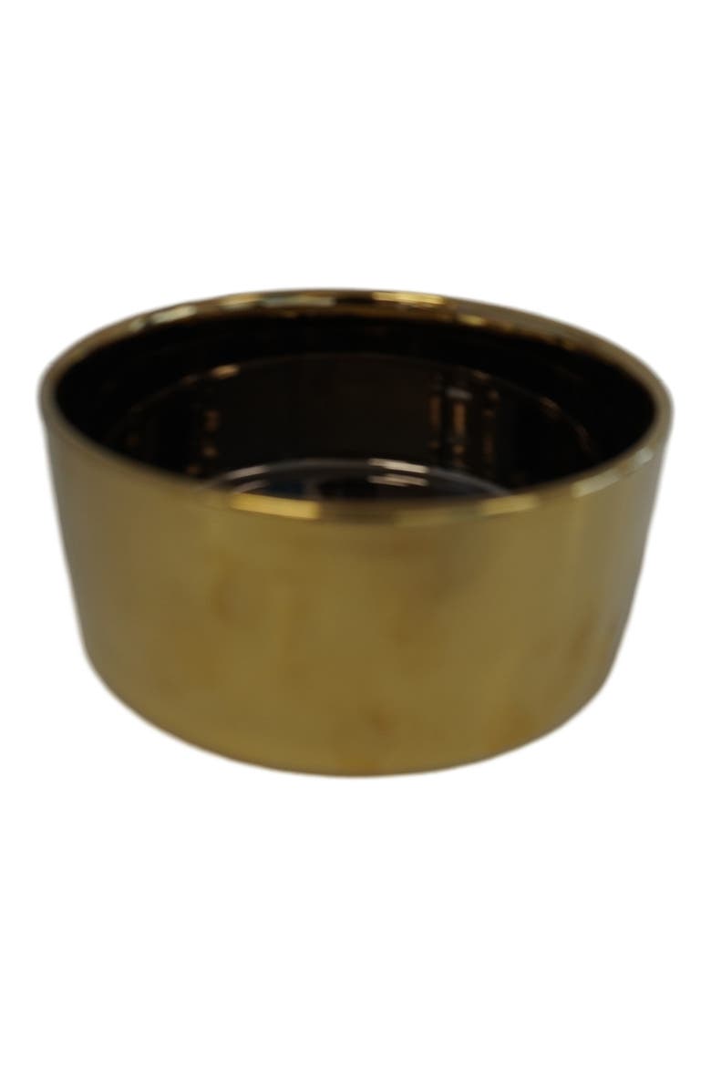 Luigi Luxe Dog Bowl, Main, color, GOLD