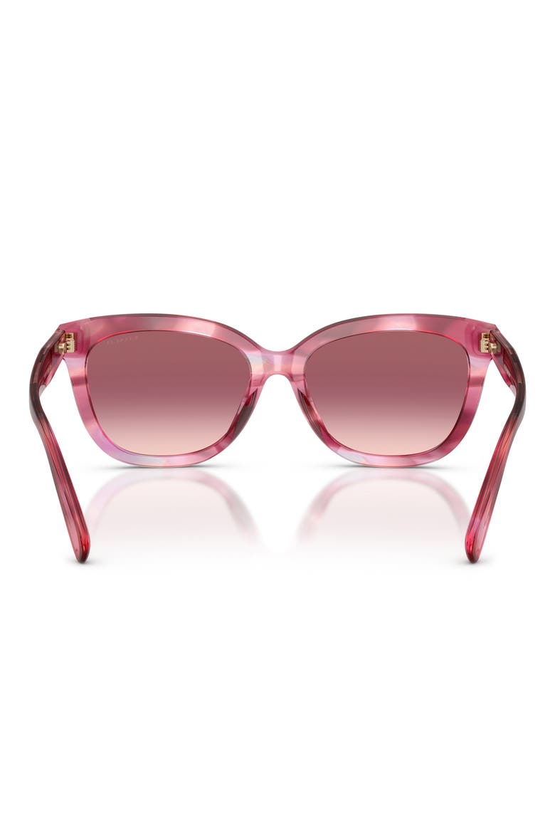 56mm Gradient Square Sunglasses, Alternate, color, PURPLE COSMO TORTOISE / PURPLE
