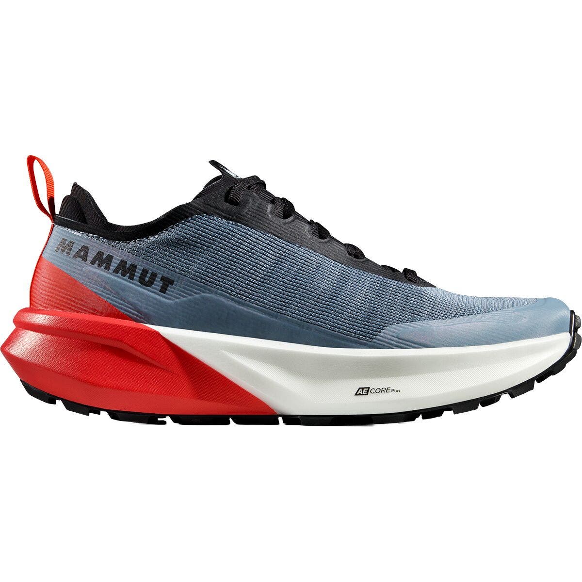 Aenergy Trail All Mountain Low Running Shoe - Men's, Main, color, Nebla/Mammut Red