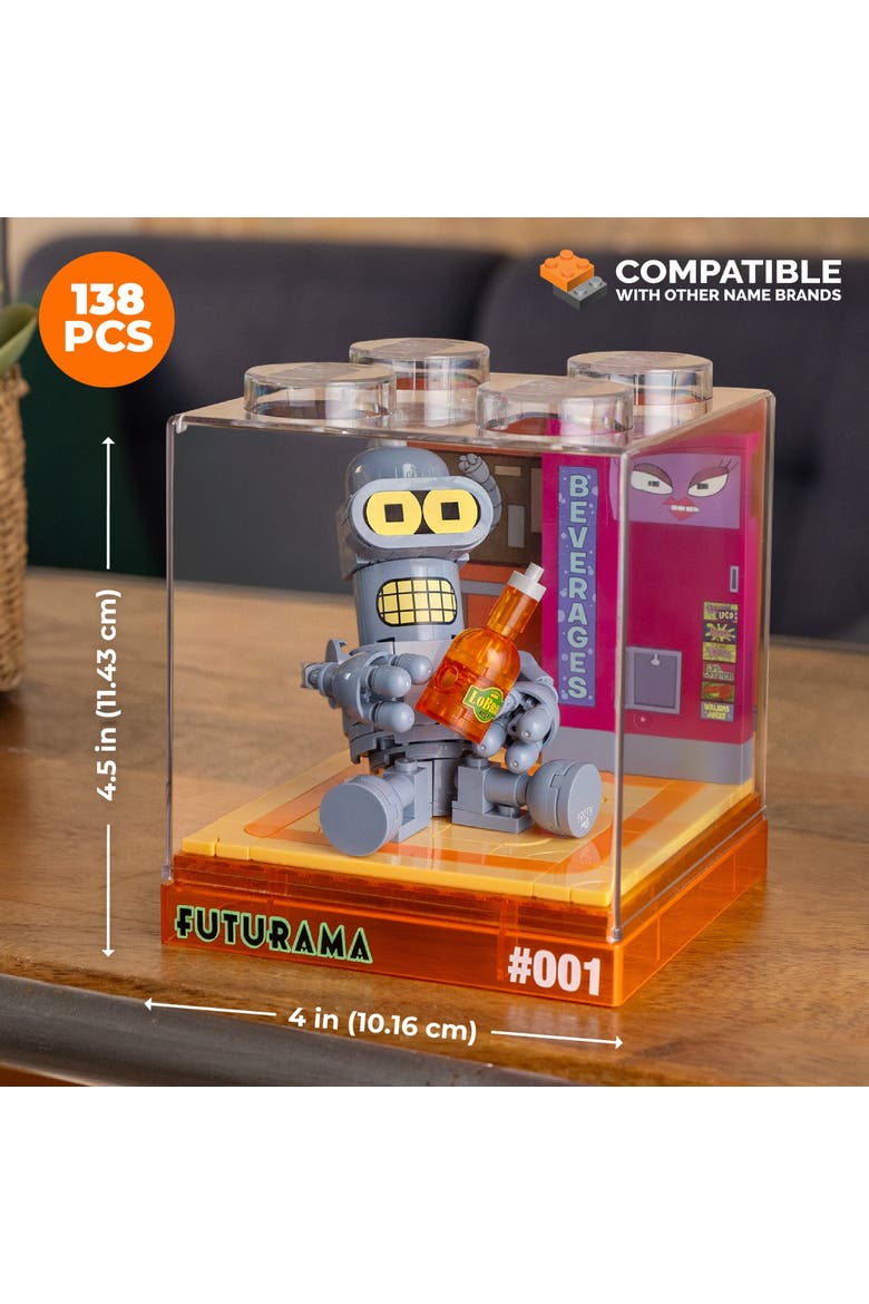 Futurama Baby Bender BOX! #001 Building Set, Alternate, color, Black