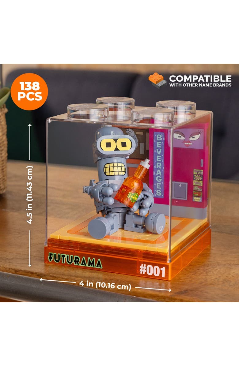 Brickcraft Futurama Baby Bender BOX! #001 Building Set, Alternate, color, Black