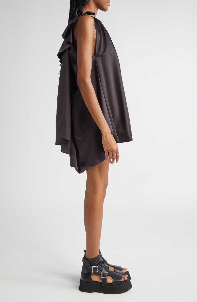 Collina Strada Pillow Satin Bubble Hem Minidress, Alternate, color, Earth Faded Flower