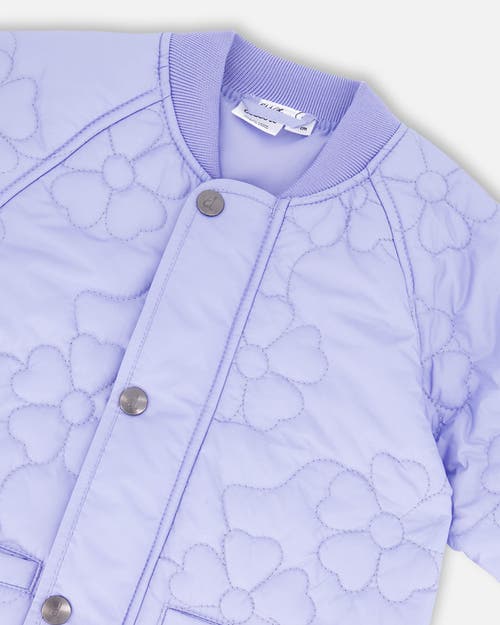 Deux Par Deux Quilted Mid-season Jacket In Multi