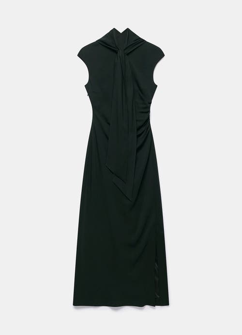 Mint Velvet Bow Maxi Dress In Black