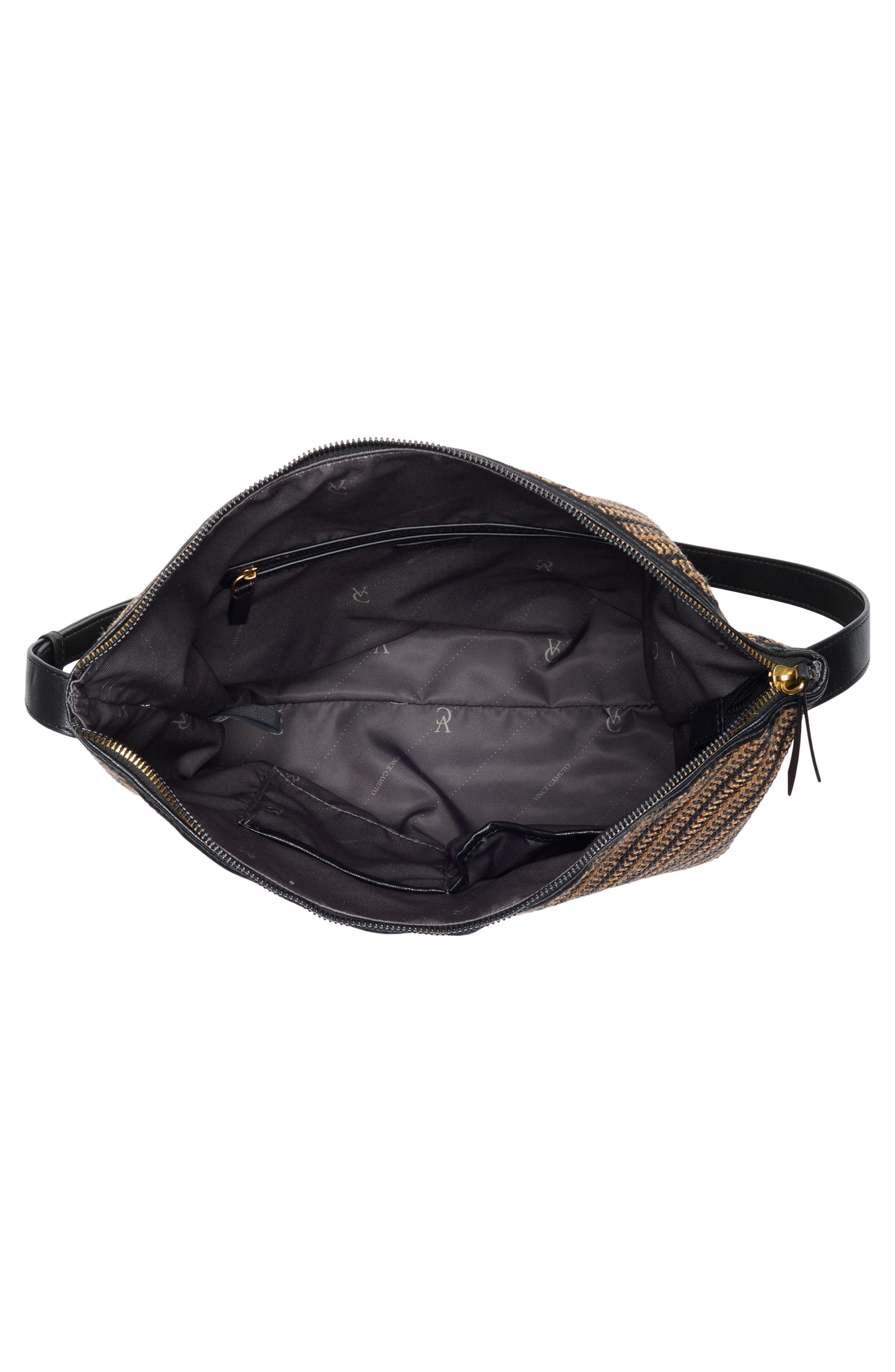Vince Camuto Paula Shoulder Bag, Alternate, color, Black Natural