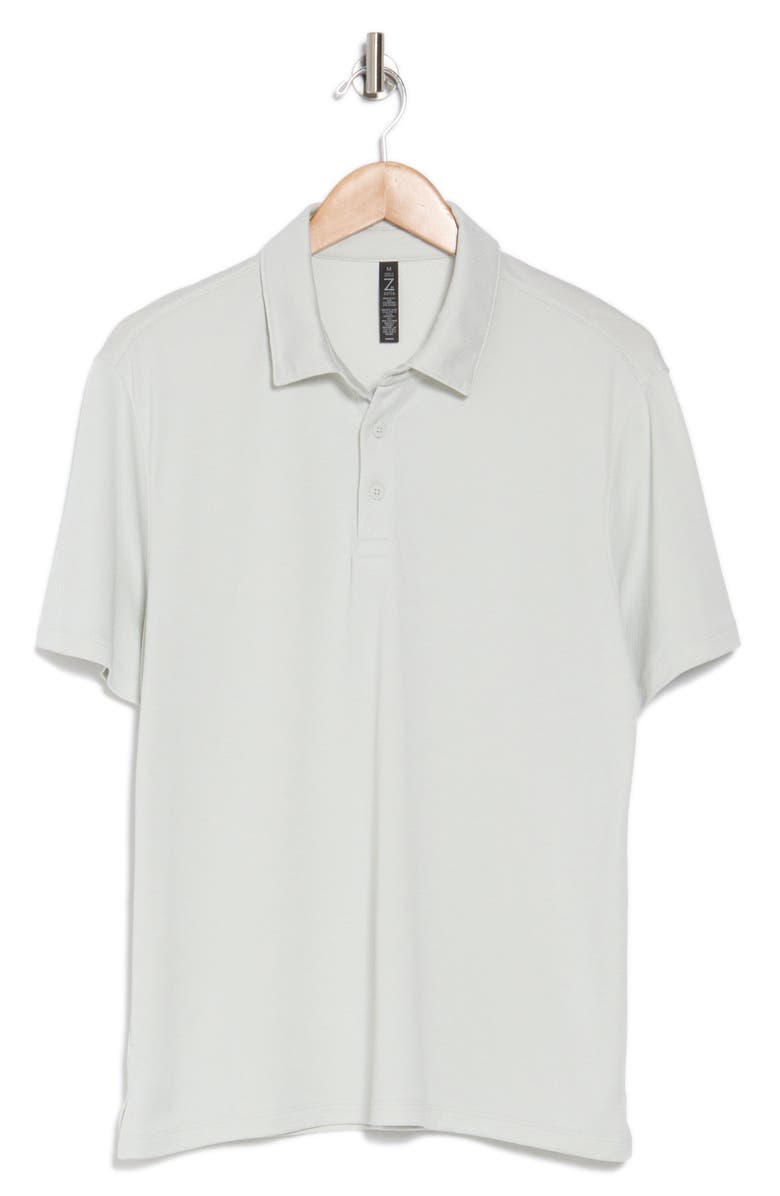 Z by Zella All Square Polo, Alternate, color, Grey Tile