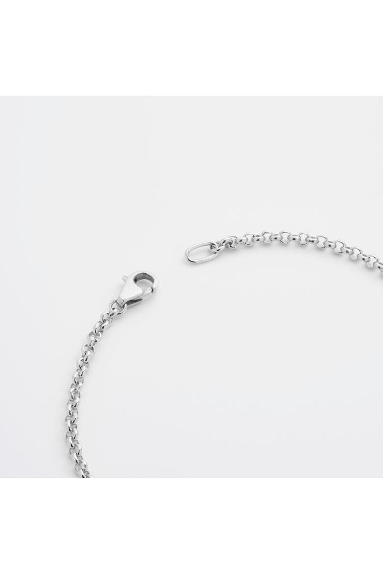 Rolo Chain Bracelet, Alternate, color, Platinum