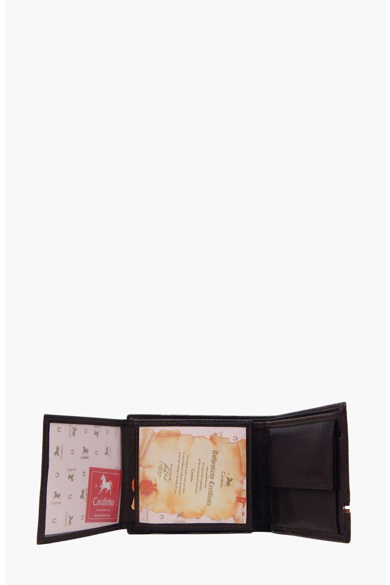 The Sailor Trifold Leather Wallet 507, Alternate, color, Brown