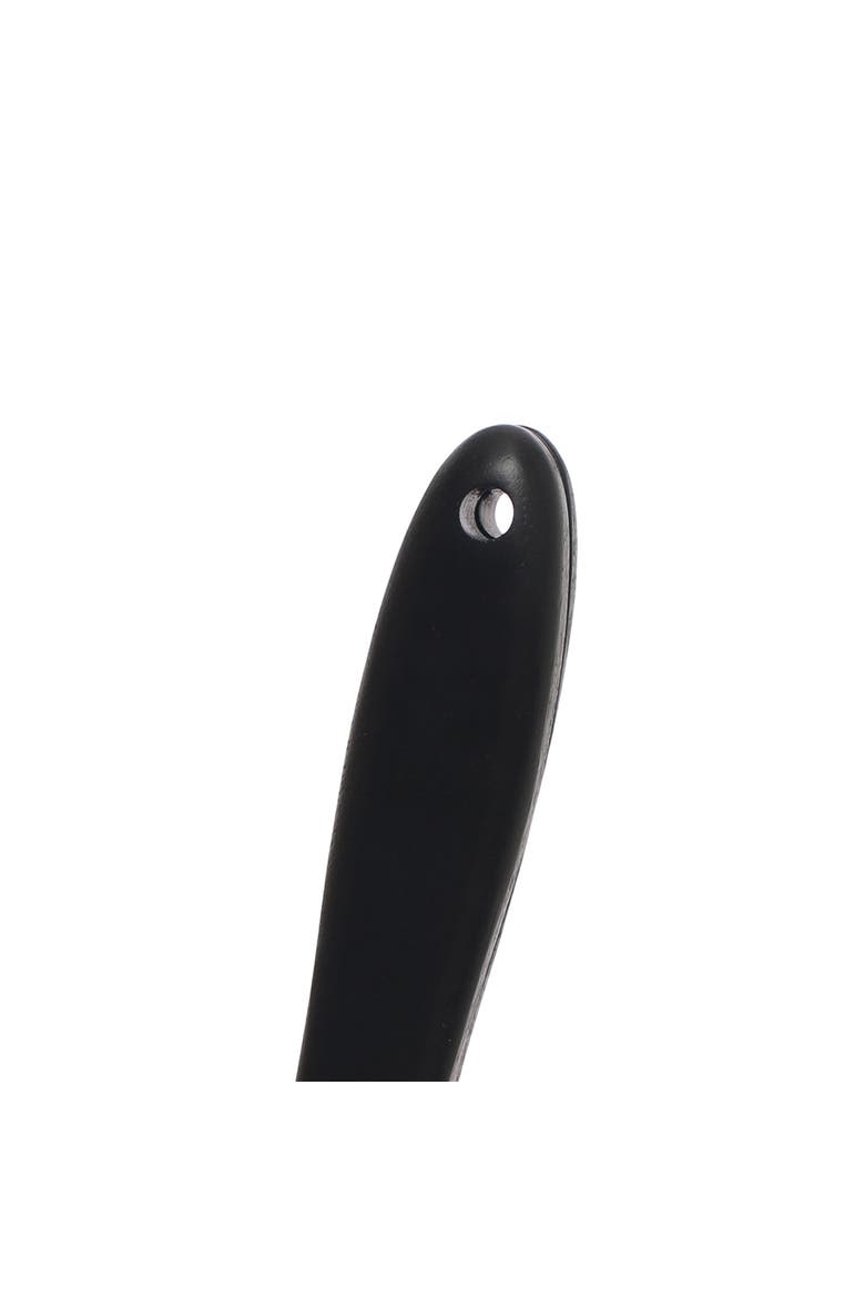 8-Inches Stainless Steel Pizza Cutter with Walnut Handle, Black, Alternate, color, Black