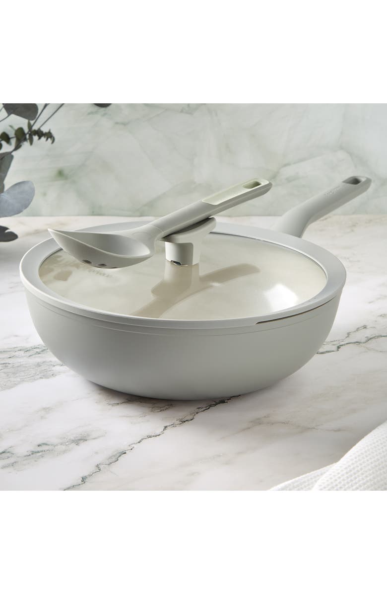 BergHOFF Leo Balance 4.4-Quart Wok, Alternate, color, Moon Mist