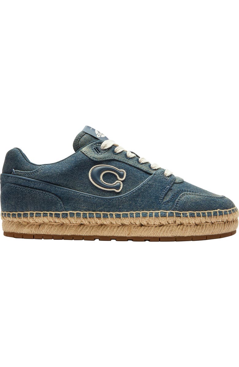 COACH Soho Espadrille Sneaker, Alternate, color, Denim.