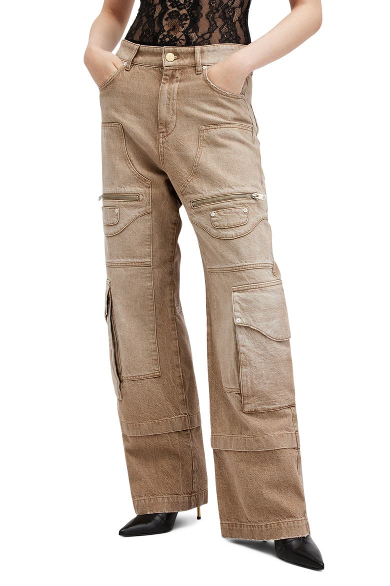 Archie Cargo Jeans, Main, color, LIGHT BROWN
