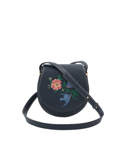 Swooping Swallows Saddle Bag