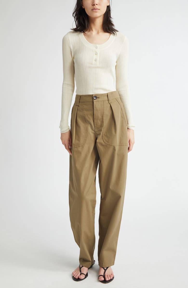NACKIYÈ Bread & Butter Pleated Cargo Pants, Alternate, color, 
