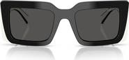 Prada 52mm Rectangle Sunglasses