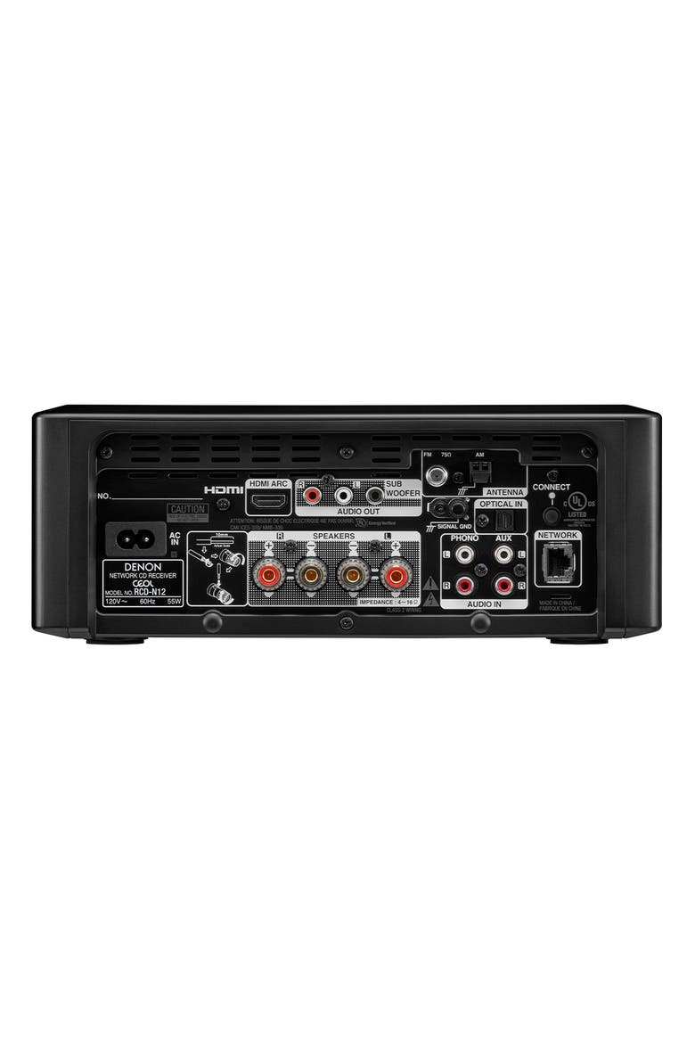 RCD-N12 Network Connected Mini Hi-Fi System, Alternate, color, Black